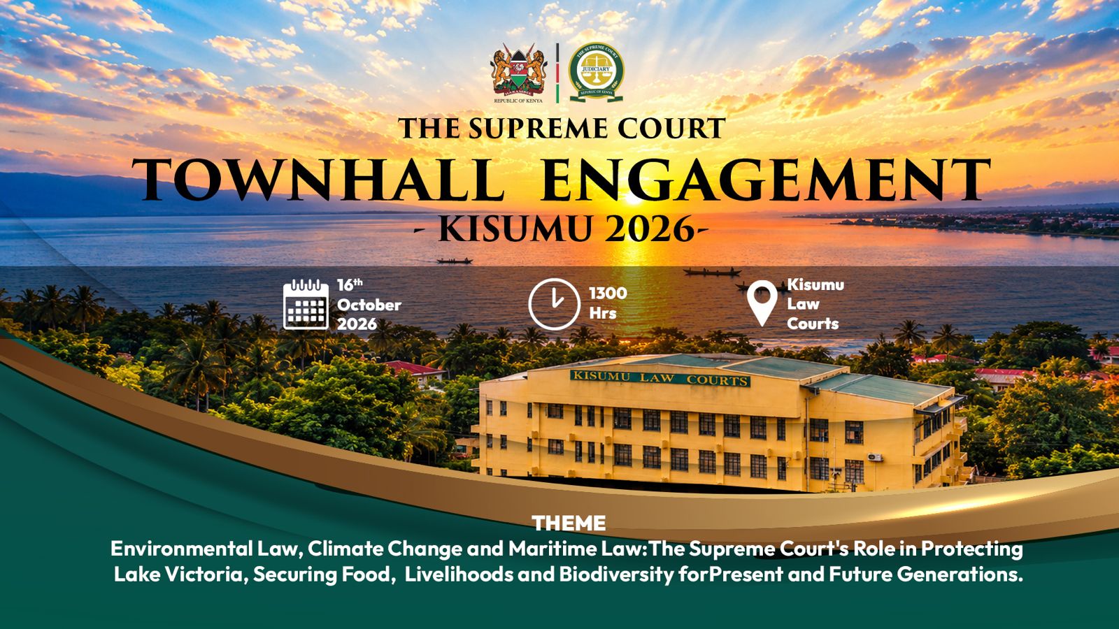 Supreme Court Town Hall engagement- Kisumu Law Courts