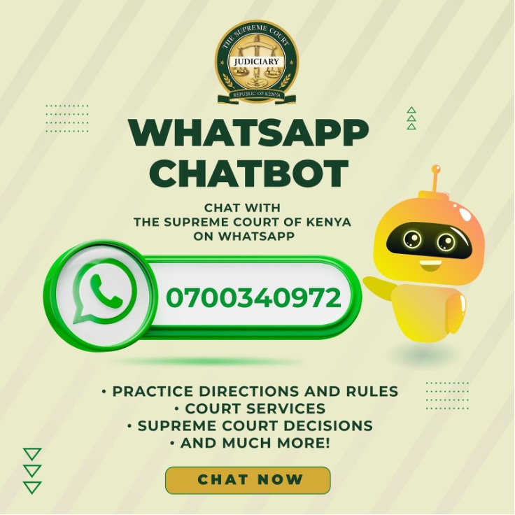 Supreme Court of Kenya WhatsApp Chatbot