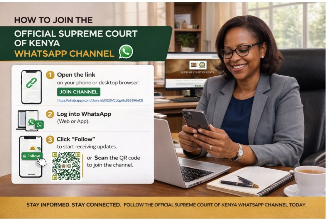 Supreme Court of Kenya WhatsApp Channel
